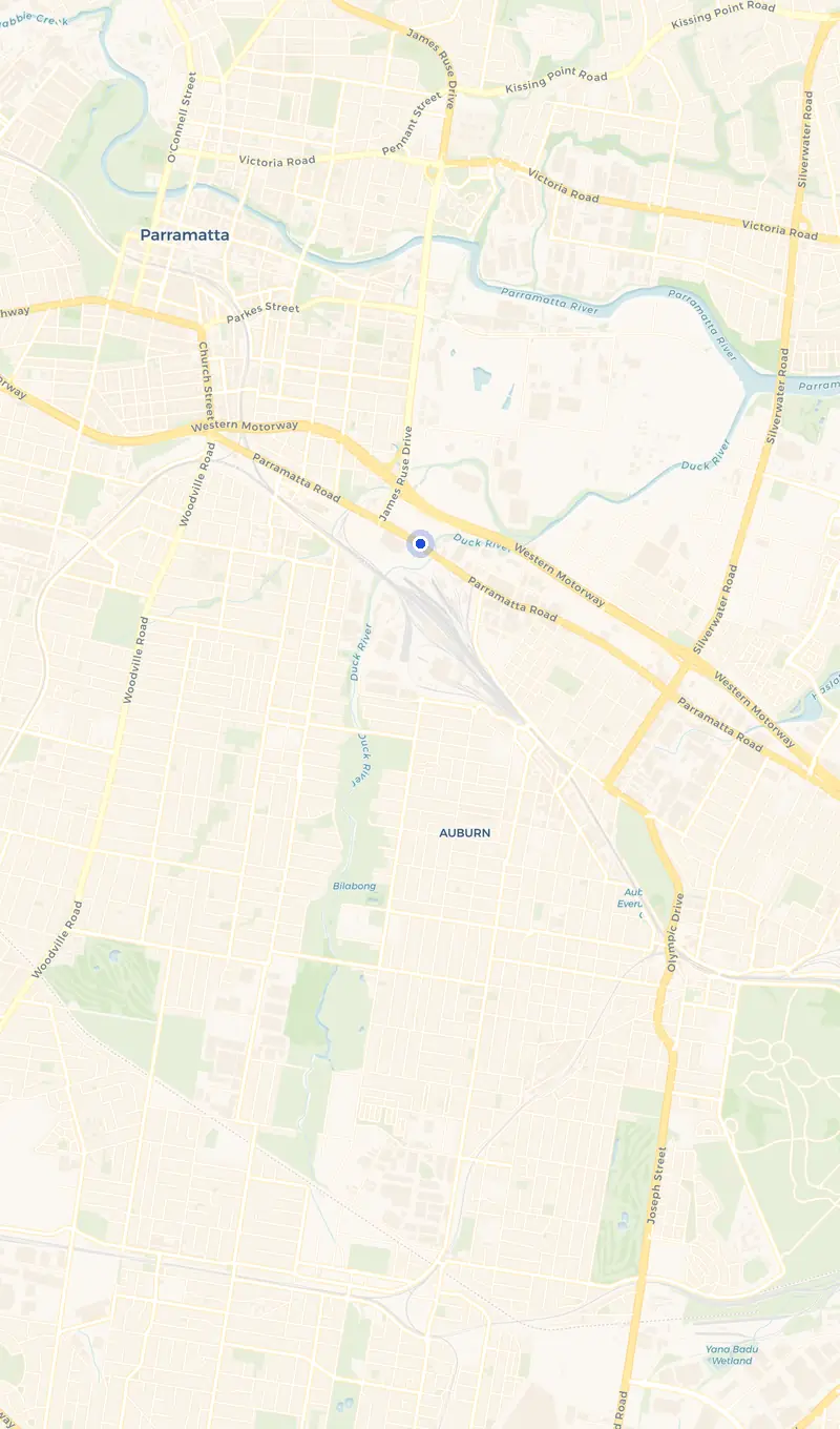 Map of the Clyde service area and the surrounding suburbs we cover.